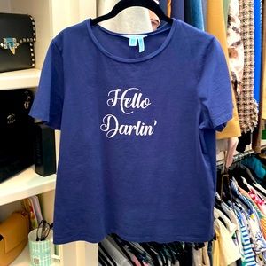 Draper James Hello Darling Tee!  Have fun with this one at the Grocery Store!